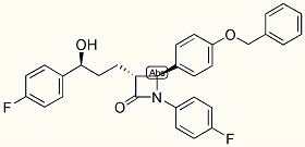 (3R,4S)-1-(4-Fluorophenyl)-3-[(3S)-3-(4-fluorophenyl)-3-hydroxypropyl]-4-[4-(phenylmethoxy)phenyl]-2-azetidinone